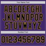 Custom Purple Black-Gold Line Authentic Baseball Jersey Custom Purple Black-Gold Line Authentic Baseball Jersey