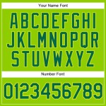 Custom Neon Green Kelly Green-Neon Yellow Authentic Baseball Jersey