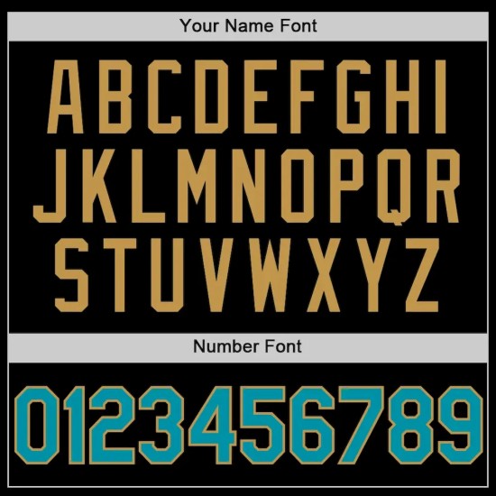 Custom Black Teal-Old Gold Authentic Throwback Basketball Jersey