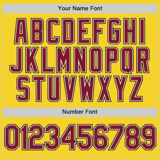 Custom Yellow Crimson Cream-Black Performance Vapor Golf Polo Shirt