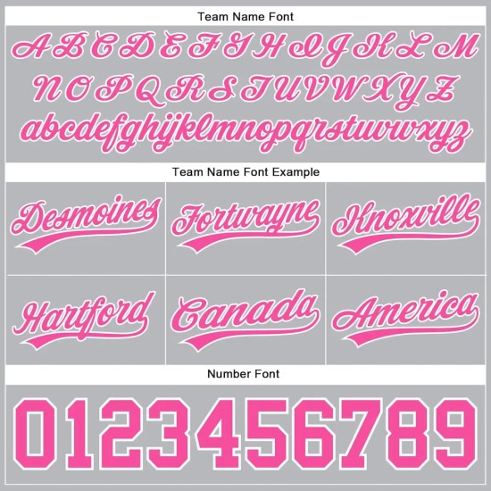 Custom Gray Pink-White Authentic Throwback Basketball Shorts