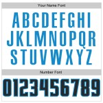 Custom White Black-Blue Authentic Throwback Basketball Jersey Custom White Black-Blue Authentic Throwback Basketball Jersey