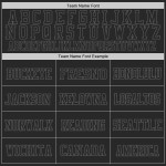 Custom Black Steel Gray Mesh Authentic Throwback Football Jersey